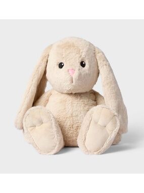 Gigglescape Jumbo Tan Bunny Rabbit Stuffed Animal 18" Gigglescape NEW